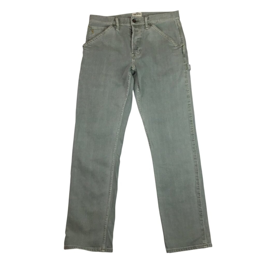 Todd Snyder Straight Fit Jeans Mens 30x32 Light Wash Gray Denim Cotton Lycra